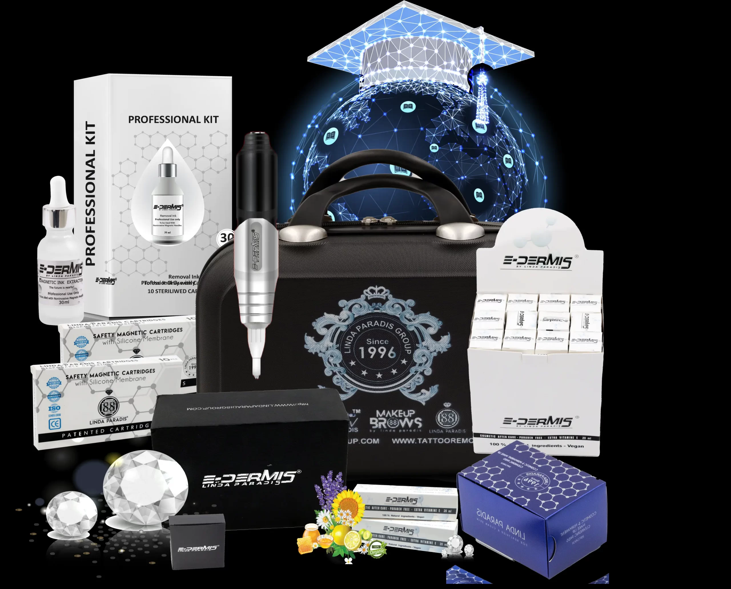Premium Kit Magnetic Tattoo Removal By Linda Paradis