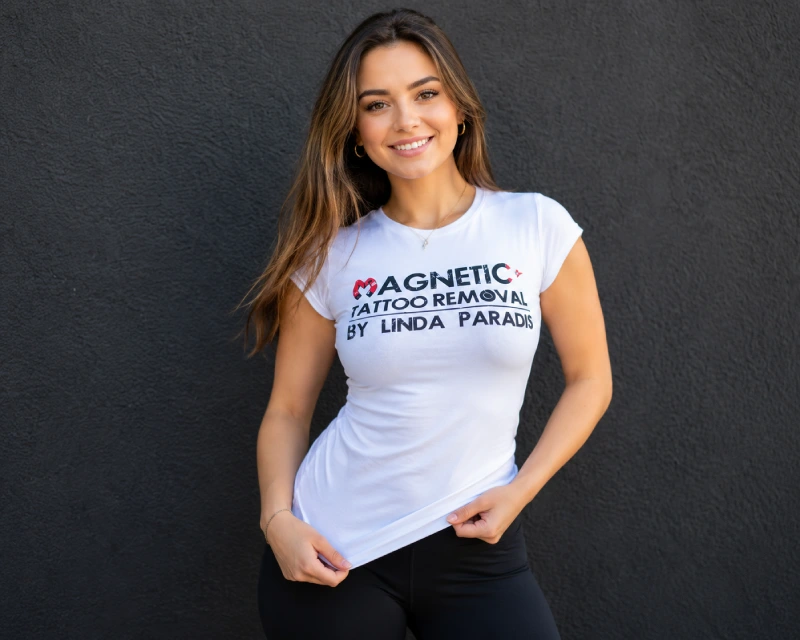Magnetic Tattoo t-shirt - tattoo removal